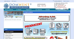Desktop Screenshot of domwent.pl