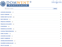 Tablet Screenshot of domwent.pl